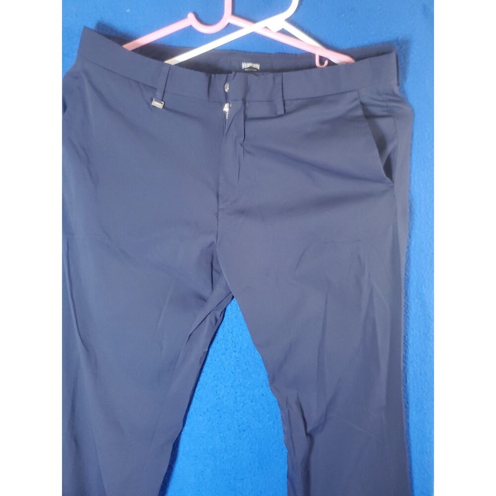 Vilebrequin Collection Mens Pants Size 52 IT US 36 Navy Blue Performance Stretch - Picture 2 of 13